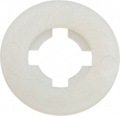 Made in USA - 7/16" Screw, 0.41" ID, Nylon Internal Tooth Lock Washer - 1-1/32" OD, Grade 6/6 - USA Tool & Supply