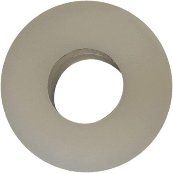 Made in USA - #6 Screw, Grade 6/6 Nylon Standard Flat Washer - 3.56mm ID x 5/16" OD, 1.57mm Thick - USA Tool & Supply