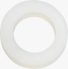 Made in USA - 5/16" Screw, Grade 6/6 Nylon Standard Flat Washer - 8.05mm ID x 1/2" OD, 2.36mm Thick - USA Tool & Supply