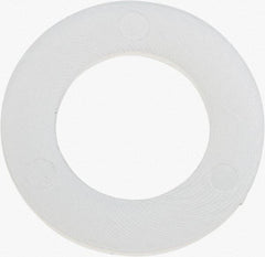 Made in USA - 7/16" Screw, Grade 6/6 Nylon Standard Flat Washer - 11.25mm ID x 3/4" OD, 0.81mm Thick - USA Tool & Supply
