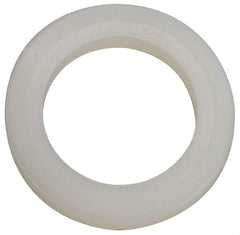 Made in USA - 1/2" Screw, Grade 6/6 Nylon Standard Flat Washer - 12.83mm ID x 3/4" OD, 2.36mm Thick - USA Tool & Supply