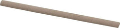 Value Collection - Half Round, Aluminum Oxide, Toolroom Finishing Stick - 4" Long x 1/4" Wide, Fine Grade - USA Tool & Supply