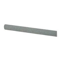 Value Collection - Half Round, Aluminum Oxide, Toolroom Finishing Stick - 4" Long x 3/8" Wide, Medium Grade - USA Tool & Supply