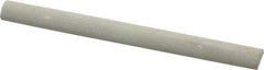 Value Collection - Half Round, Aluminum Oxide, Toolroom Finishing Stick - 4" Long x 3/8" Wide, Fine Grade - USA Tool & Supply