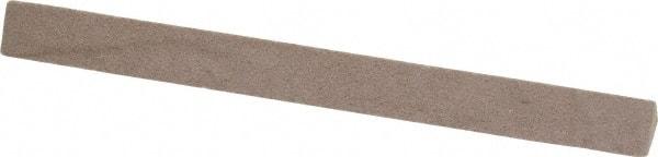 Value Collection - Three Square, Aluminum Oxide, Toolroom Finishing Stick - 4" Long x 3/8" Wide, Fine Grade - USA Tool & Supply