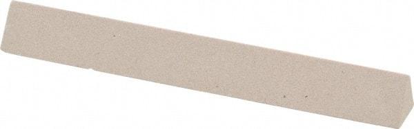 Value Collection - Three Square, Aluminum Oxide, Toolroom Finishing Stick - 4" Long x 1/2" Wide, Fine Grade - USA Tool & Supply