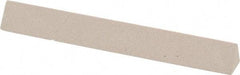 Value Collection - Three Square, Aluminum Oxide, Toolroom Finishing Stick - 4" Long x 1/2" Wide, Fine Grade - USA Tool & Supply