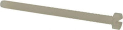 Made in USA - M3x0.50 Metric Coarse, 42mm Length Under Head Slotted Drive Machine Screw - Cheese Head, Grade 6/6 Nylon, Uncoated, Without Washer - USA Tool & Supply