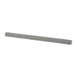 Value Collection - Round, Aluminum Oxide, Toolroom Finishing Stick - 4" Long x 1/4" Wide, Medium Grade - USA Tool & Supply