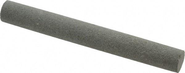 Value Collection - Round, Aluminum Oxide, Toolroom Finishing Stick - 4" Long x 1/2" Wide, Medium Grade - USA Tool & Supply