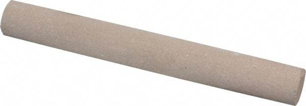 Value Collection - Round, Aluminum Oxide, Toolroom Finishing Stick - 4" Long x 1/2" Wide, Fine Grade - USA Tool & Supply