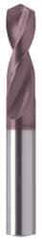 Guhring - #48 130° Parabolic Flute Powdered Metal Screw Machine Drill Bit - FIREX Finish, Right Hand Cut, 11mm Flute Length, 36mm OAL, Cone Relief Point, Straight Shank - USA Tool & Supply