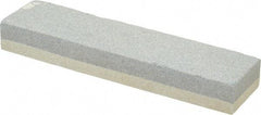 Value Collection - 8" Long x 2" Wide x 1" Thick, Aluminum Oxide Sharpening Stone - Rectangle, 120/240 Grit, Fine, Very Fine Grade - USA Tool & Supply