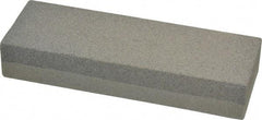 Value Collection - 6" Long x 2" Wide x 1" Thick, Aluminum Oxide Sharpening Stone - Rectangle, 120/240 Grit, Fine, Very Fine Grade - USA Tool & Supply