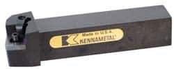 Kennametal - MSRN, Right Hand Cut, 15° Lead Angle, 1" Shank Height x 1" Shank Width, Negative Rake Indexable Turning Toolholder - 6" OAL, SN..43. Insert Compatibility, Series Kenloc - USA Tool & Supply