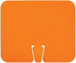NMC - "Blank - No Legend", 10-1/2" Long x 12-3/4" Wide, Rigid Plastic Safety Sign - Rectangle, Use for Workplace/Safety - USA Tool & Supply