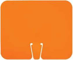 NMC - "Blank - No Legend", 10-1/2" Long x 12-3/4" Wide, Rigid Plastic Safety Sign - Rectangle, Use for Workplace/Safety - USA Tool & Supply