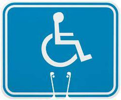 NMC - 10-1/2" Long x 12-3/4" Wide, Rigid Plastic Safety Sign - Rectangle, Use for Accident Prevention - USA Tool & Supply