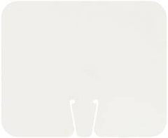 NMC - "Blank - No Legend", 10-1/2" Long x 12-3/4" Wide, Rigid Plastic Safety Sign - Rectangle, Use for Workplace/Safety - USA Tool & Supply