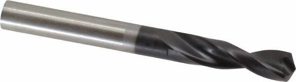 Guhring - 0.315" 130° Parabolic Flute Powdered Metal Screw Machine Drill Bit - FIREX Finish, Right Hand Cut, 1.4567" Flute Length, 3.1102" OAL, Standard Point, Straight Shank - USA Tool & Supply