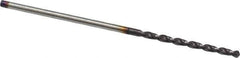 Guhring - 0.0433" 130° Powdered Metal Jobber Drill - FIREX Finish, Right Hand Cut, Parabolic Flute, Straight Shank, 1-7/16" OAL, Cone Relief Point - USA Tool & Supply
