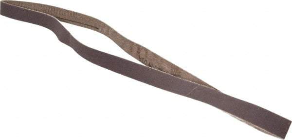 Tru-Maxx - 1/2" Wide x 24" OAL, 180 Grit, Aluminum Oxide Abrasive Belt - Aluminum Oxide, Very Fine, Coated - USA Tool & Supply