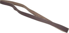 Tru-Maxx - 1/2" Wide x 24" OAL, 180 Grit, Aluminum Oxide Abrasive Belt - Aluminum Oxide, Very Fine, Coated - USA Tool & Supply