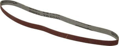 Tru-Maxx - 1/2" Wide x 24" OAL, 240 Grit, Aluminum Oxide Abrasive Belt - Aluminum Oxide, Very Fine, Coated - USA Tool & Supply