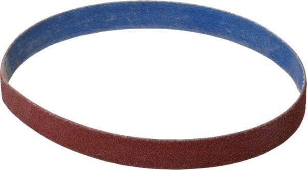 Norton - 1/2" Wide x 12" OAL, 80 Grit, Ceramic Abrasive Belt - Ceramic, Medium, Coated, Y Weighted Cloth Backing, Series R981 - USA Tool & Supply