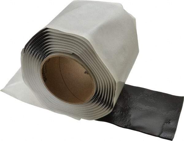 3M - 3-3/4" x 10', Black Rubber Electrical Tape - Series 2229, 125 mil Thick, 379 V/mil Dielectric Strength - USA Tool & Supply