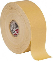 3M - 1-1/2" x 110', Yellow Cotton Cloth Electrical Tape - Series 2520, 8 mil Thick, 800 V/mil Dielectric Strength, 50 Lb./Inch Tensile Strength - USA Tool & Supply