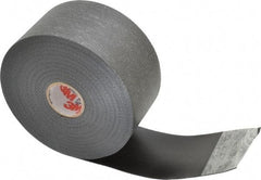 3M - 2" x 30', Black Polyester Film Electrical Tape - Series 23, 30 mil Thick, 800 V/mil Dielectric Strength, 8 Lb./Inch Tensile Strength - USA Tool & Supply