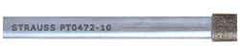Strauss - 1/8" Head Thickness CBN Grinding Pin - 1/8" Shank Diam x 2" Shank Length, Medium Grade, 80 Grit - USA Tool & Supply