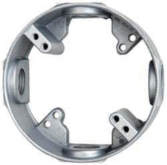 Cooper Crouse-Hinds - Electrical Outlet Box Aluminum Weatherproof Outlet Box Extension - Includes (2) Mounting Screw, (4) Closure Plugs, Gasket, Grounding Screw - USA Tool & Supply