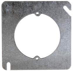 Cooper Crouse-Hinds - Electrical Outlet Box Steel Square Cover - USA Tool & Supply