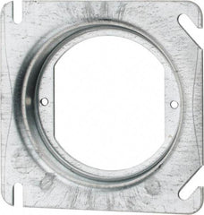 Cooper Crouse-Hinds - Electrical Outlet Box Steel Square Cover - USA Tool & Supply