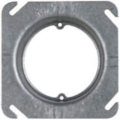 Cooper Crouse-Hinds - Electrical Outlet Box Steel Square Cover - USA Tool & Supply