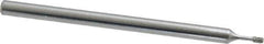 Strauss - Diamond (Abrasive) Grinding Pin - 1/8" Shank Diam x 2" Shank Length, Medium Grade, 80 Grit - USA Tool & Supply