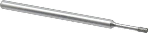 Strauss - 1/8" Head Thickness Diamond (Abrasive) Grinding Pin - 1/8" Shank Diam x 2" Shank Length, (170 Mesh Grit) - USA Tool & Supply