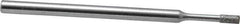 Strauss - 0.157" Head Thickness Diamond (Abrasive) Grinding Pin - 1/8" Shank Diam x 2" Shank Length, Fine Grade, 120 Grit - USA Tool & Supply