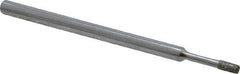 Strauss - 0.157" Head Thickness Diamond (Abrasive) Grinding Pin - 1/8" Shank Diam x 2" Shank Length, (170 Mesh Grit) - USA Tool & Supply