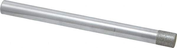 Strauss - 1/4" Head Diam x 0.276" Head Thickness Diamond (Abrasive) Grinding Pin - 1/4" Shank Diam x 3" Shank Length, (170 Mesh Grit) - USA Tool & Supply