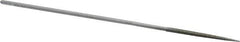 Strauss - 5-1/2" OAL Medium Square Needle Diamond File - 5/64" Wide x 5/64" Thick, 1-5/8 LOC, 126 Grit - USA Tool & Supply