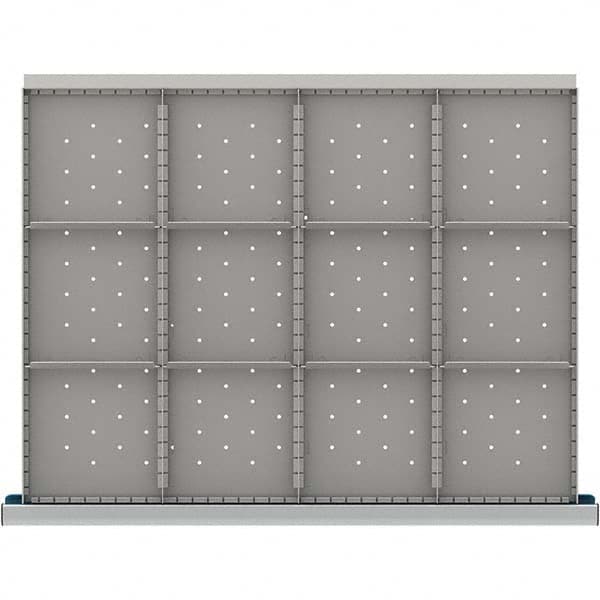 LISTA - 12-Compartment Drawer Divider Layout for 3.15" High Drawers - USA Tool & Supply