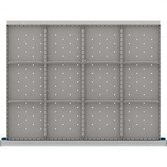 LISTA - 12-Compartment Drawer Divider Layout for 3.15" High Drawers - USA Tool & Supply