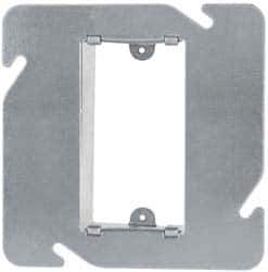 Cooper Crouse-Hinds - Electrical Outlet Box Steel Square Cover - USA Tool & Supply