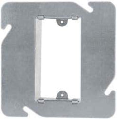 Cooper Crouse-Hinds - Electrical Outlet Box Steel Square Cover - USA Tool & Supply