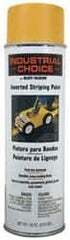 Rust-Oleum - 18 fl oz Yellow Striping Paint - 150' Coverage at 4" Wide, Solvent-Based Formula - USA Tool & Supply
