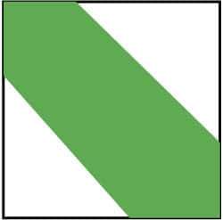 NMC - Green & White Striped Vinyl Tape - 2" Wide x 108' Long x 0.002" Thick, General Traffic - USA Tool & Supply