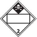 NMC - 10-3/4" Wide x 10-3/4" High, Pressure-Sensitive Vinyl Placard - Black on White, UV Resistant, Chemical Resistant, Graffiti Proof - USA Tool & Supply